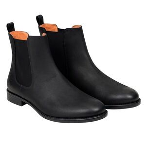 Women’s Frye Black Anna Chelsea Ankle Boots Size 10